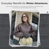 image:imageFunky Junque Womens Winter Gloves  Cute Knit Fleece Lined Touchscreen Texting Gloves for Women Teen Girls AccessoriesCharcoal