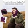 image:imageFunky Junque Womens Winter Gloves  Cute Knit Fleece Lined Touchscreen Texting Gloves for Women Teen Girls AccessoriesConfetti Dark Purple