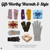 image:imageFunky Junque Womens Winter Gloves  Cute Knit Fleece Lined Touchscreen Texting Gloves for Women Teen Girls AccessoriesDark Purple