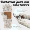 image:imageFunky Junque Womens Winter Gloves  Cute Knit Fleece Lined Touchscreen Texting Gloves for Women Teen Girls AccessoriesIvory Confetti