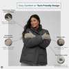 image:imageFunky Junque Womens Winter Gloves  Cute Knit Fleece Lined Touchscreen Texting Gloves for Women Teen Girls AccessoriesOatmeal Confetti
