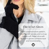 image:imageFunky Junque Womens Winter Gloves Touchscreen Thumb Forefinger Access Diamond Pattern Cold Weather Knit Warm Cute DesignBlack