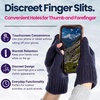 image:imageFunky Junque Womens Winter Gloves Touchscreen Thumb Forefinger Access Diamond Pattern Cold Weather Knit Warm Cute DesignNavy