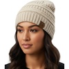 image:imageFunky Junque Adult Winter Beanie Slouchy Knit Skull Cap  Ribbed Cuff Hat for Men and Women Soft Acrylic Toboggan Warm and Lightweight Ski and Cold Weather Elastic Stretch FitBeige