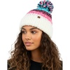 image:imageFunky Junque Aprs Ski Pom Pom Beanie for Women  Oversized Knit Winter Hat Warm Cozy Womens Hats for Ski Trips amp Snow DaysIvory Mix