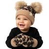 Leopard Latte W/ Leopard Mittens (0-9 Months)