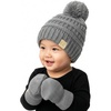 Heather Grey String Pom (0-9 Mo)