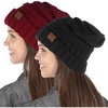 2 Pack: Black & Burgundy