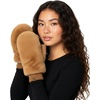 image:imageFunky Junque Faux Fur Flip Mittens Womens Warm Convertible Fingerless GlovesCamel