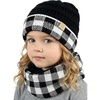Buffalo Check - Black/White (No Pom)
