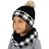 Buffalo Check - Black/White (Pom)