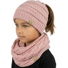 Indi Pink - Beanie Tail & Scarf