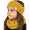 Mustard - Ribbed Headwrap & Scarf