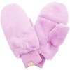image:imageFunky Junque Kids Convertible Faux Fur Mittens  Girls Mittens Ages 39 Warm Sherpa Winter Fuzzy Mitten with Finger FlapLavender