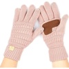 image:imageFunky Junque Kids Touchscreen Gloves  Soft Stretchy Winter Gloves for Boys amp Girls Ages 47 Cozy Girls Winter AccessoriesIndi Pink
