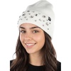 image:imageFunky Junque Luxury Bling Beanie  Womens Sparkle Rhinestone Winter Knit HatRhinestone Crystal  White