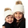 Faux Fur Pom - Ivory