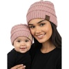 Adult & Infant - Ribbed - Indi Pink (2 Pack)