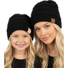 Adult & Toddler - Ribbed - Black (2 Pk)