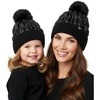 Adult/Toddler - Puffer - Black (2 Pack)