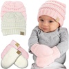 2 Pack: 1 Ivory & 1 Pale Pink