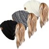 3-pack: #31  Solid Black  Solid Ivory