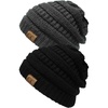 2 Pack - Black & Charcoal