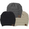 3 Pack - Black  Heather Grey  Beige