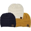 3 Pack - Ivory  Navy  Mustard