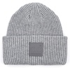 image:imageFunky Junque Womens Colorful Tie Dye Beanie  Trendy Womens Hot Pink Winter Hat Cozy Cuffed Knit Multicolor Skull CapSolid  Heather Grey