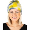 image:imageFunky Junque Womens Colorful Tie Dye Beanie  Trendy Womens Hot Pink Winter Hat Cozy Cuffed Knit Multicolor Skull CapTie Dye  Yellow  Denim