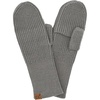 image:imageFunky Junque Womens Ribbed Knit Convertible Fingerless Gloves amp Mittens with Finger FlapsGrey