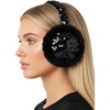 image:imageFunky Junque Womens Winter Earmuffs  Cable Knit amp SequinSequin  Black