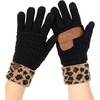A Leopard Print - Black