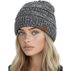 image:imageFunky Junque Adult Winter Beanie Slouchy Knit Skull Cap  Ribbed Cuff Hat for Men and Women Soft Acrylic Toboggan Warm and Lightweight Ski and Cold Weather Elastic Stretch FitGrey  Black  Beige  French Beige  4 Tone Mix