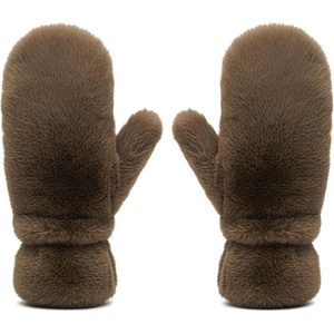 image:imageFunky Junque Fuzzy Mittens for Women Faux Fur Cold Weather Gloves Fleece Lined Cute Furry Fluffy Warm Winter FashionBrown