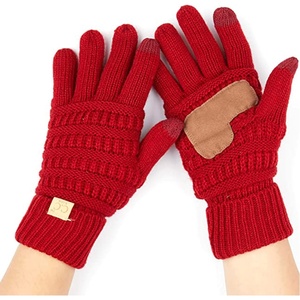 image:imageFunky Junque Kids Touchscreen Gloves  Soft Stretchy Winter Gloves for Boys amp Girls Ages 47 Cozy Girls Winter AccessoriesRed