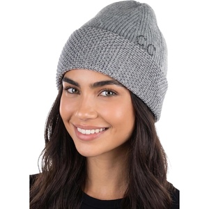 image:imageFunky Junque Luxury Bling Beanie  Womens Sparkle Rhinestone Winter Knit HatRhinestone Net  Grey