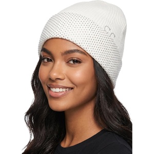 image:imageFunky Junque Luxury Bling Beanie  Womens Sparkle Rhinestone Winter Knit HatRhinestone Net  White
