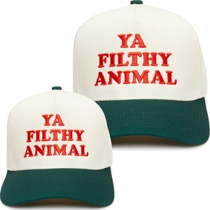 image:imageFunky Junque Matching Family Trucker Hat Set Adult amp Child Baseball Caps  Mommy amp me 2tone vintage snapback caps for family photos baby showers outings amp matching giftsYa Filthy Animal  GreenBeige