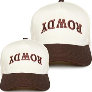 image:imageFunky Junque Matching Family Trucker Hat Set Adult amp Child Baseball Caps  Mommy amp me 2tone vintage snapback caps for family photos baby showers outings amp matching giftsRowdy Upside Down  BrownBeige