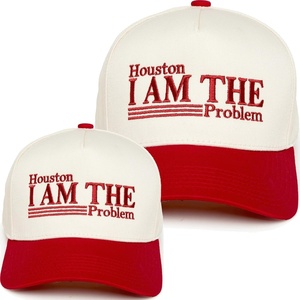 image:imageFunky Junque Matching Family Trucker Hat Set Adult amp Child Baseball Caps  Mommy amp me 2tone vintage snapback caps for family photos baby showers outings amp matching giftsHouston I Am the Problem  RedBeige
