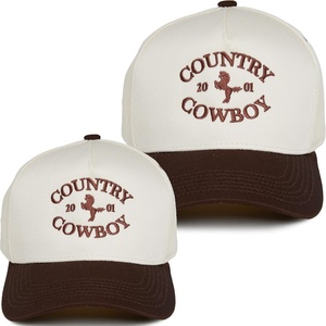 image:imageFunky Junque Matching Family Trucker Hat Set Adult amp Child Baseball Caps  Mommy amp me 2tone vintage snapback caps for family photos baby showers outings amp matching giftsCountry Cowboy  BrownBeige