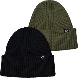 image:imageFunky Junque Mens Ribbed Knit Beanie  Soft Winter Hat for Men amp Women Lightweight Stretch Toboggan Cozy Unisex Knit Cap2 Pack Black  Olive