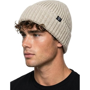 image:imageFunky Junque Mens Ribbed Knit Beanie  Soft Winter Hat for Men amp Women Lightweight Stretch Toboggan Cozy Unisex Knit CapBeige