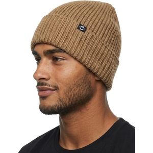 image:imageFunky Junque Mens Ribbed Knit Beanie  Soft Winter Hat for Men amp Women Lightweight Stretch Toboggan Cozy Unisex Knit CapBrown