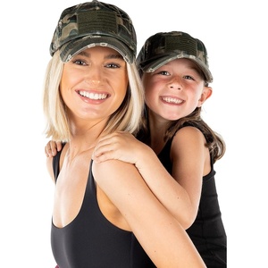image:imageFunky Junque Mommy and Me Baseball Caps Matching Mother Daughter Hats  Soft cotton matching cap set with embroidery for mom daughter photos beach vacations brunches amp family gifts2 Pack American Flag  Green Camo 25