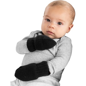 image:imageFunky Junque Newborn Baby Winter Mittens  Fleece Lined NoThumb Infant Mittens for Babies 09 Months Baby EssentialsBlack