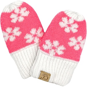 image:imageFunky Junque Newborn Baby Winter Mittens  Fleece Lined NoThumb Infant Mittens for Babies 09 Months Baby EssentialsCandy Pink  Daisy