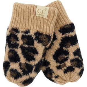 image:imageFunky Junque Newborn Baby Winter Mittens  Fleece Lined NoThumb Infant Mittens for Babies 09 Months Baby EssentialsLeopard  Latte